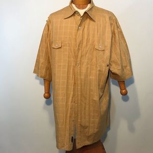 4XL Men’s Rocawear Short Sleeve Button Up Shirt